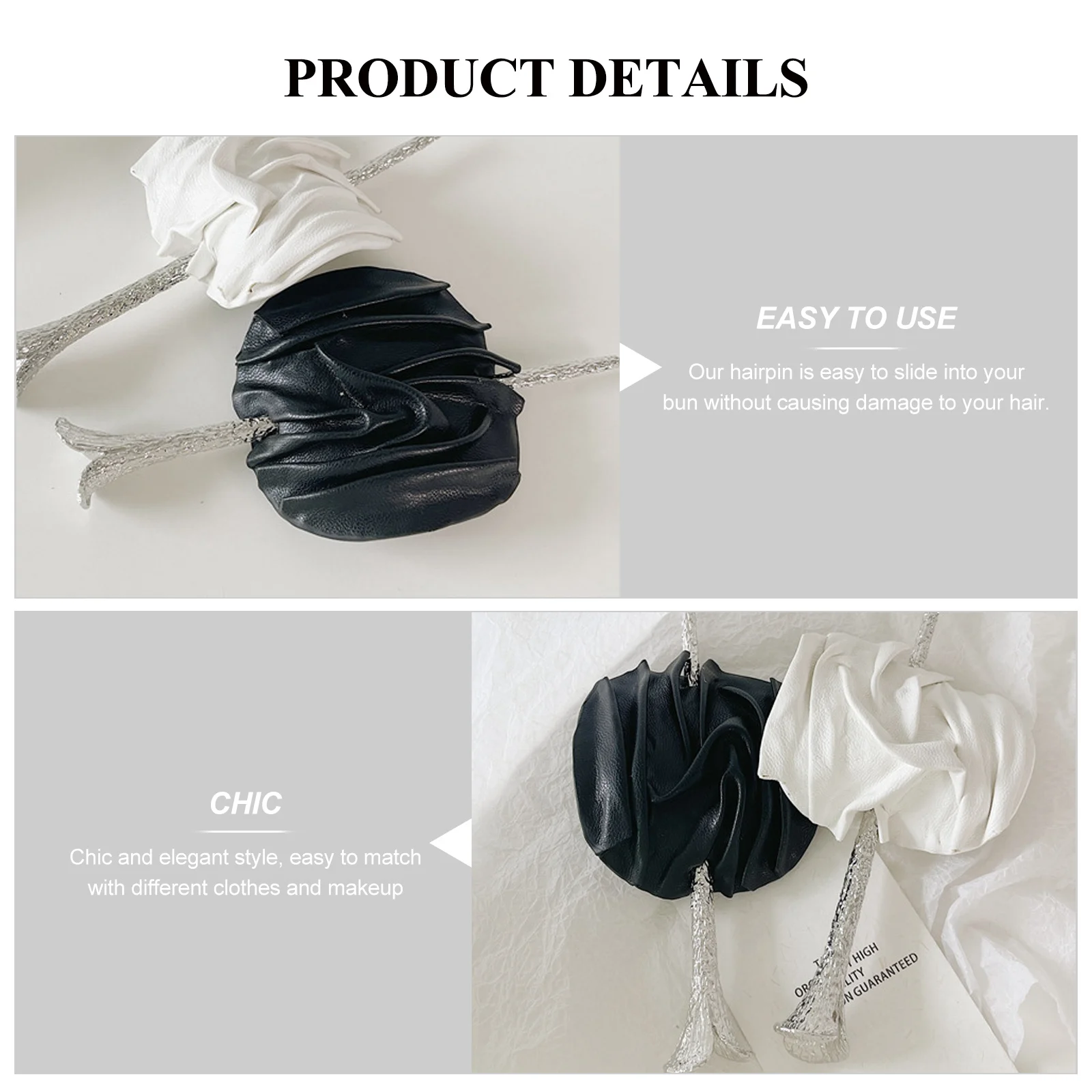

Vintage Hair Accessories Sticks Women Brown Bun Holder Chignon Pin Hairpin