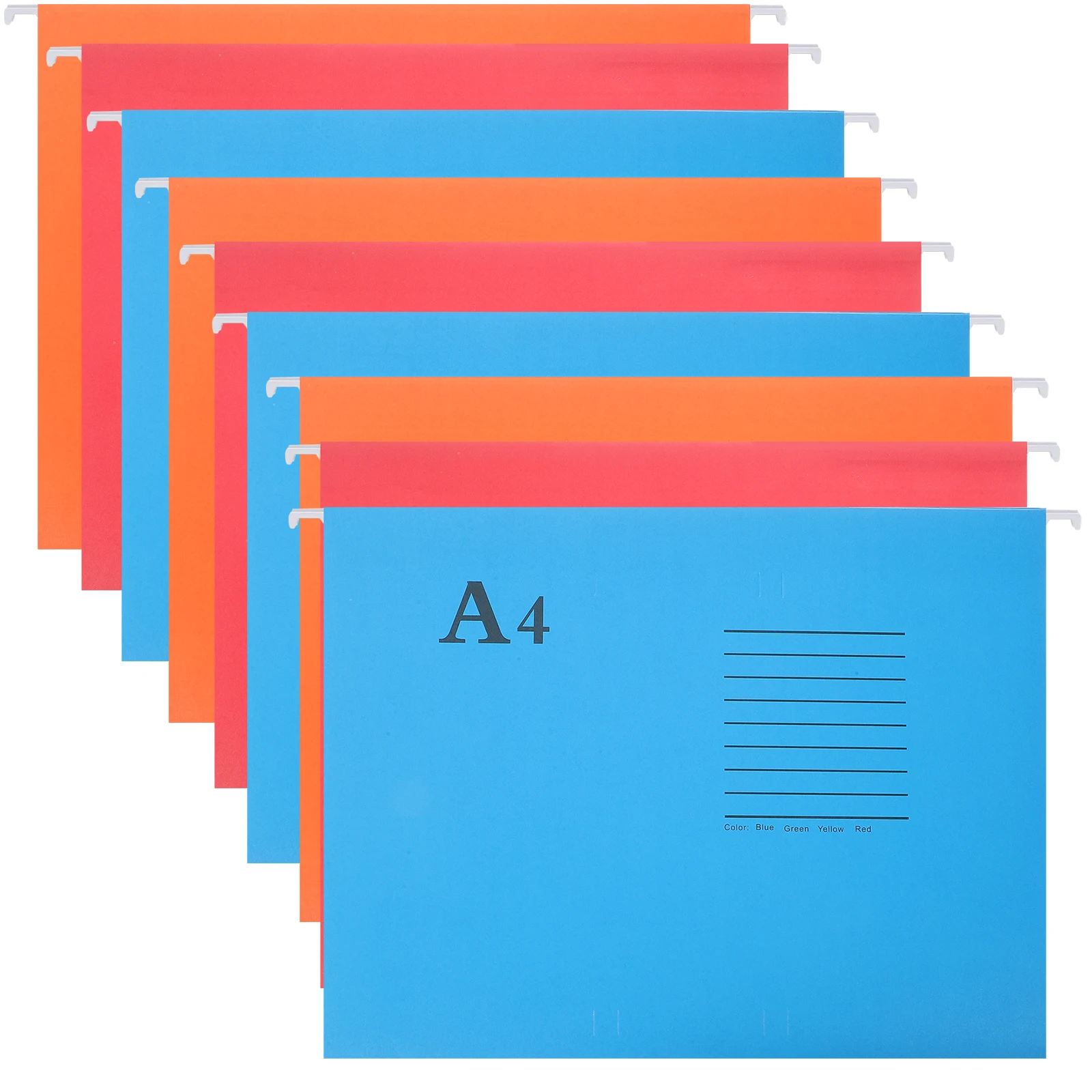 

10 pcs A4 Folders Premium Paper Ideal Documents A4 File Folder Storage Office Supplies Hanging Files ganizer