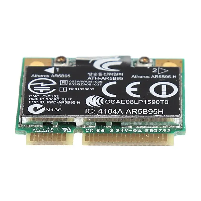 Szikratávirát hálózati rty 150M Ketted Mali PCI-E WIFI wlan Adapter 802.11b/g/n számára Lóerő atheros AR5B95 605560-005