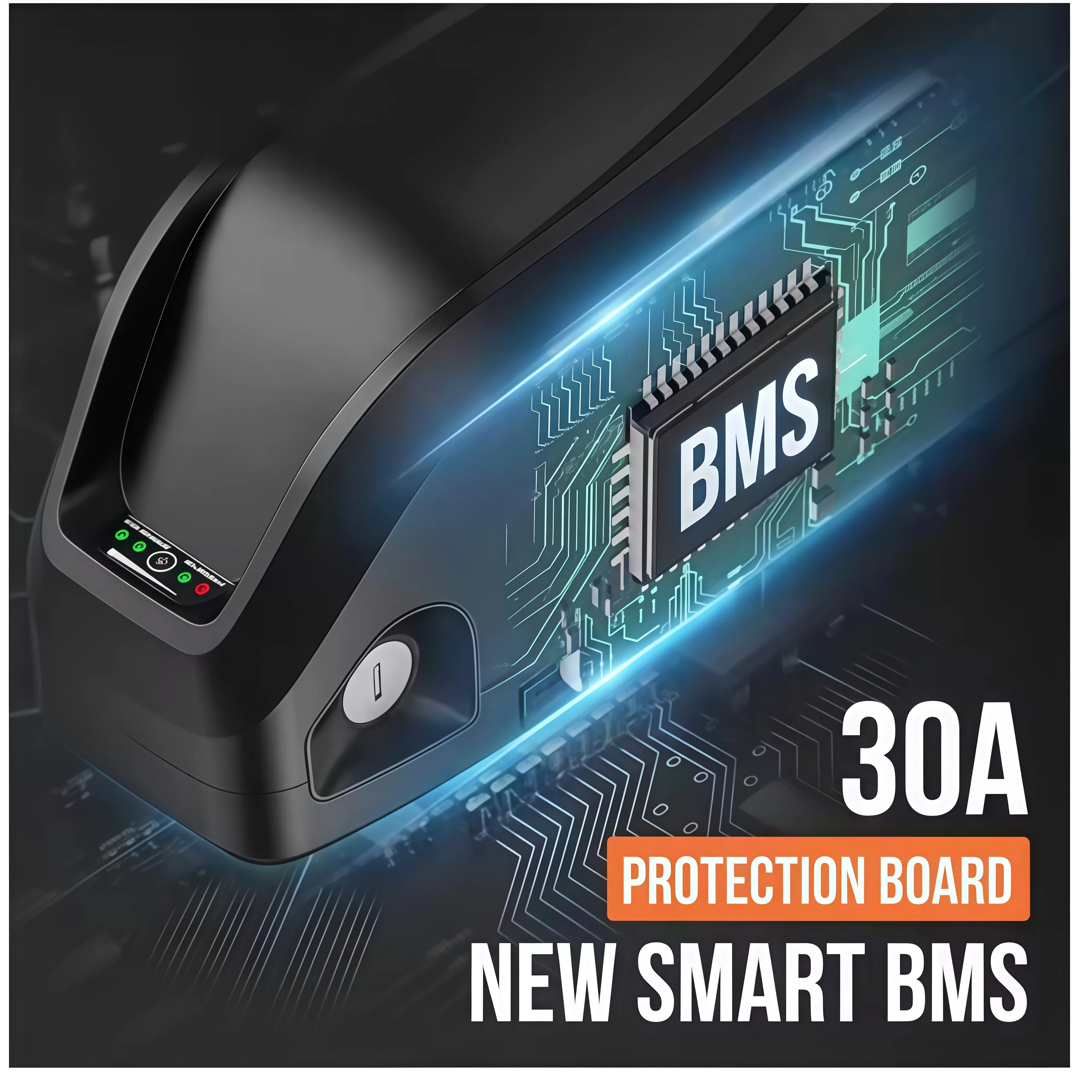 하이롱 리튬 배터리 36V 48V 52V 20Ah 30Ah 바팡 BBS02 BBS03 BBSHD 호환