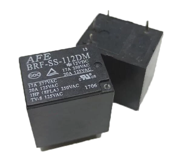 

HOT NEW 12V relay BRF-SS-112DM BRFSS112DM 12V 12VDC DC12V 17A 250VAC 4PIN