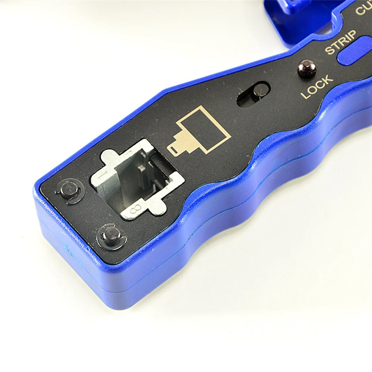 N18R 10X -670 8P8C RJ45 Cable Crimper Ethernet Perforated Connector Crimping Multi-Function Network Tools Cable Clamps