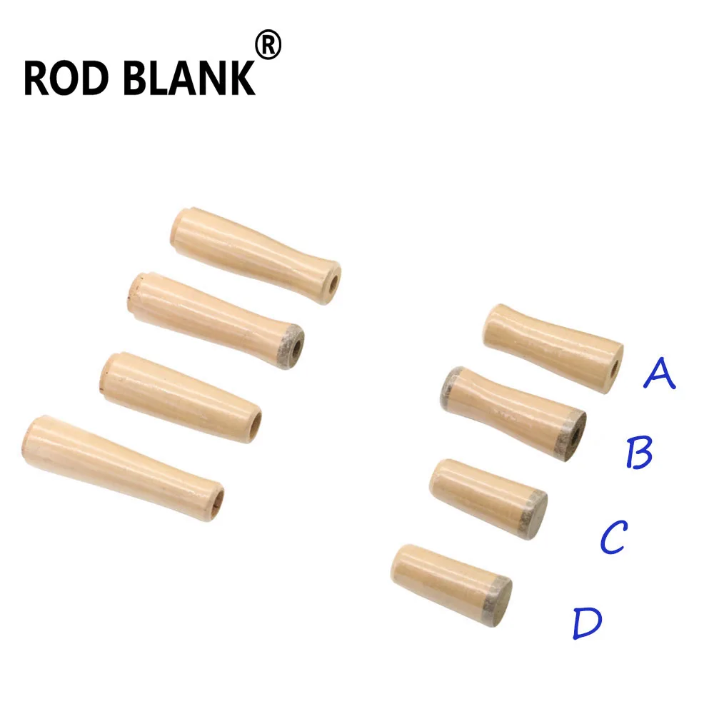 Rod Blank 1Set 3A Cork Grip Split Grip Fishing Rod Building Handle Components Pole DIY Repair Accessories