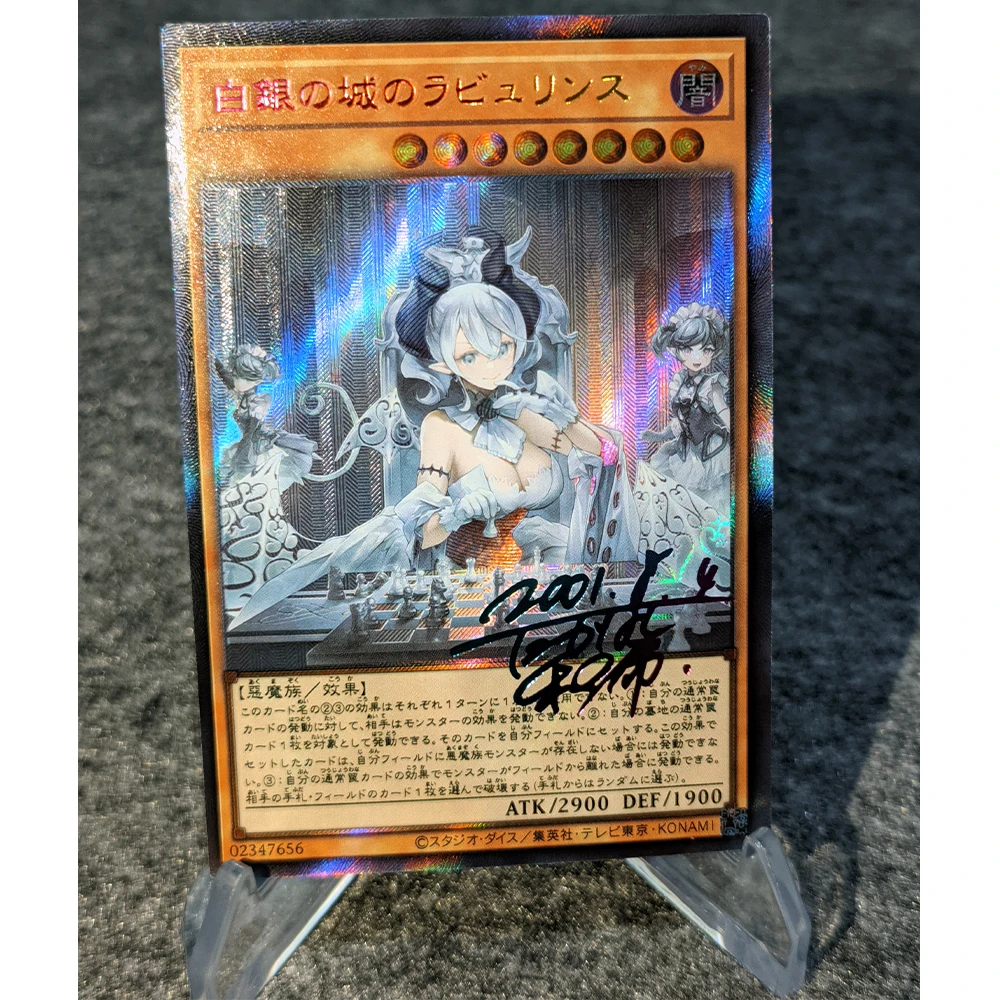 3 Pçs/set Anime Yu Gi Oh! Labrynth coleção de cartas de jogo cartão de assinatura cor refração flash bronzeamento uv presentes para crianças 59*86mm