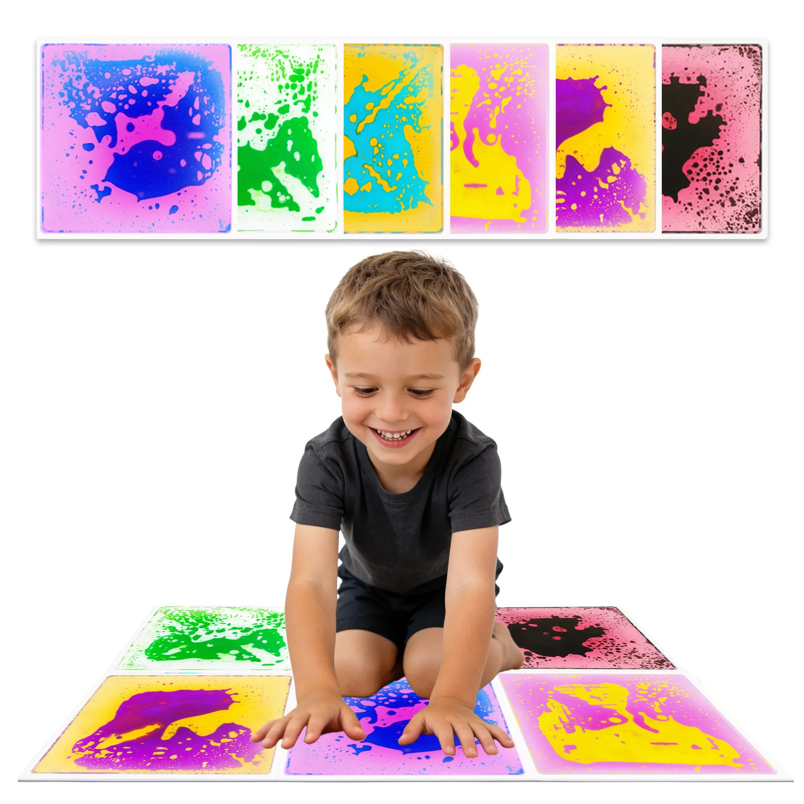 Sensory Walking Pads Kids Soft Textured Floor Pads Sensory Integration Play Mat For Home Kindergarten Early Learning