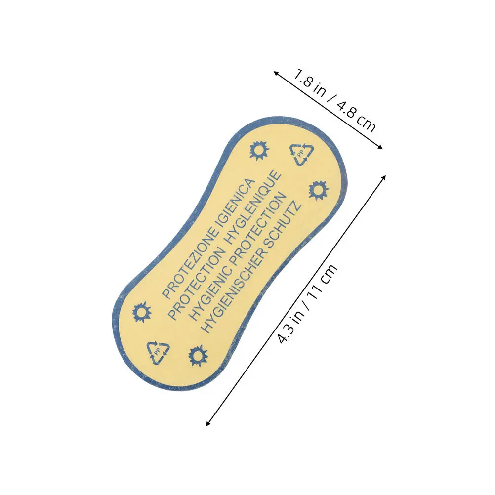 70Pcs Portable Clothes Stickers for Swimwear Swimsuit Bikini Underpants Protective Barrier Swimsuit Warning Labels