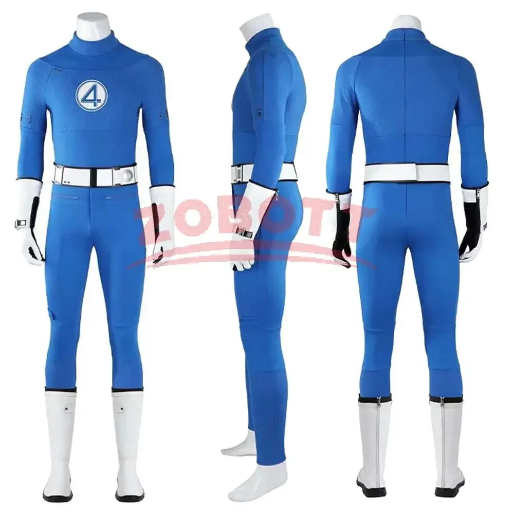 Fantastique Movie Fantastic Cos Four Reed Richards Cosplay Costume Jumpsuit
