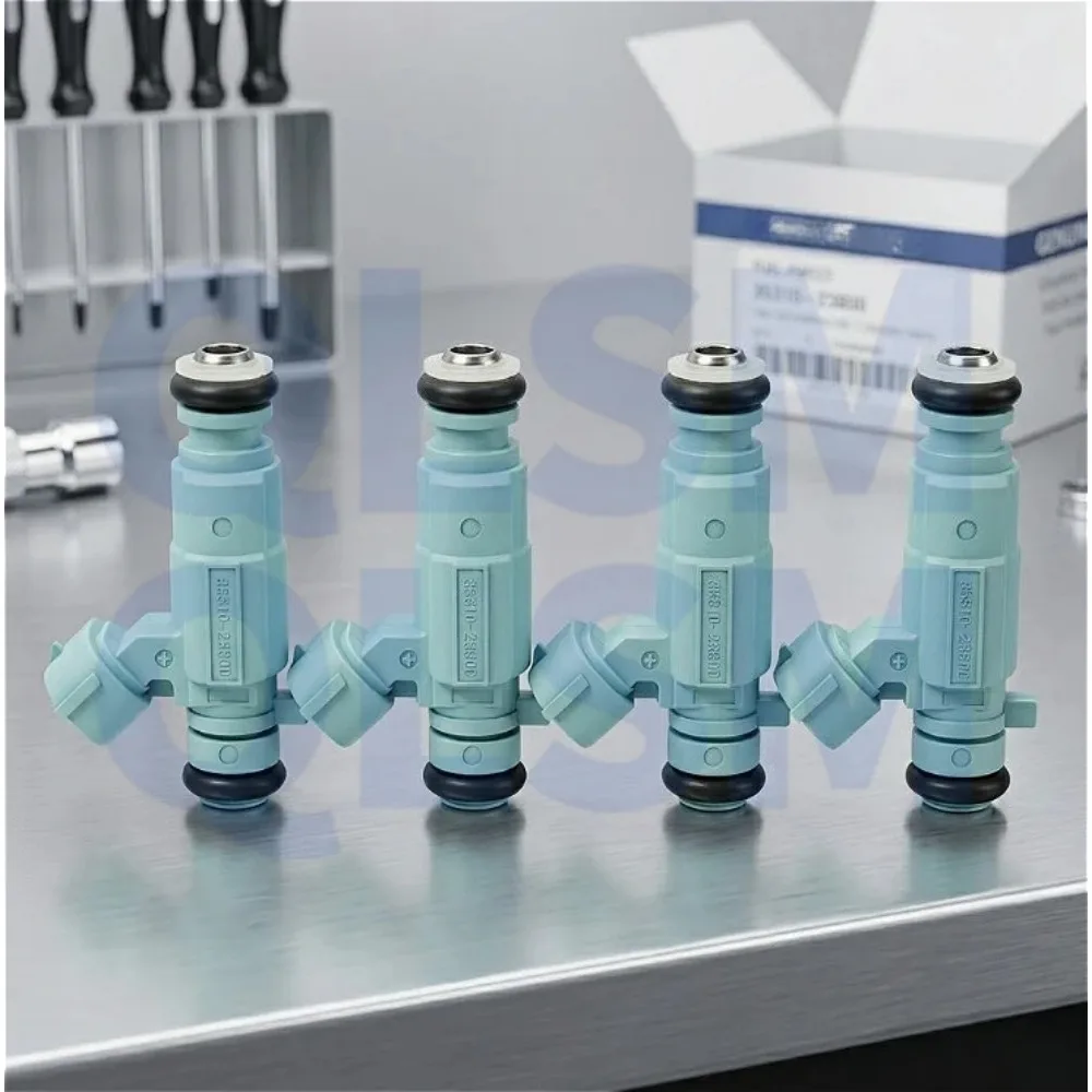 

4Pcs 35310-23800 Fuel Injector For Hyundai Elantra Kia Spectra Soul 2.0L 08-12 Auto Engine Nozzle Valve System Set