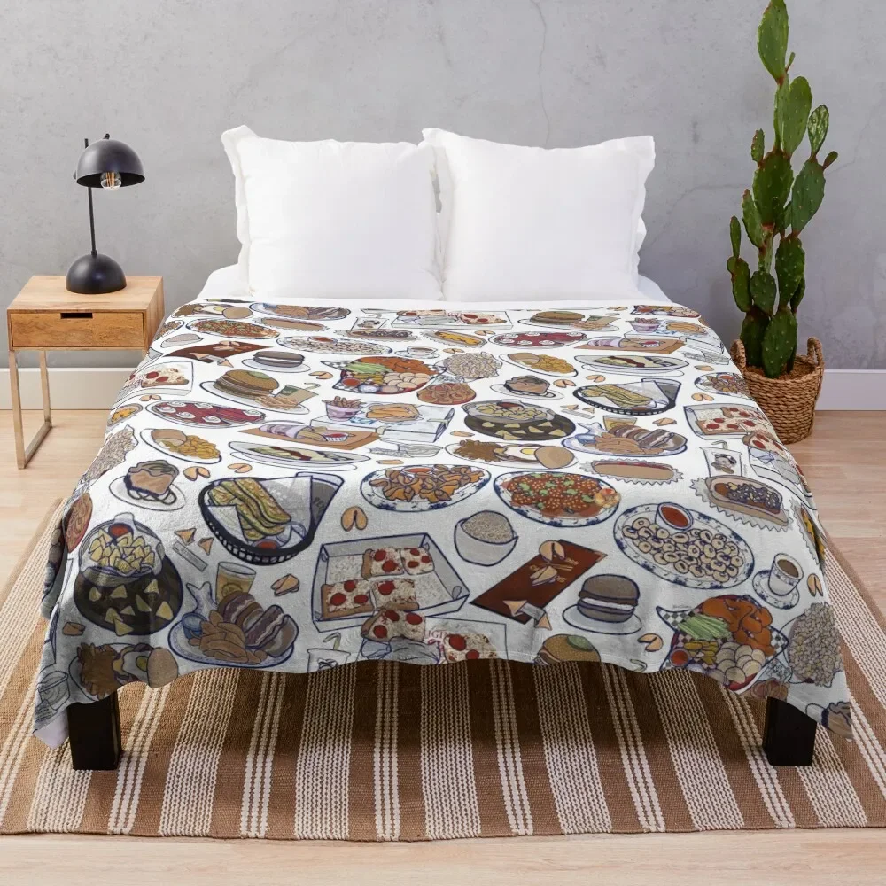 

A Delicious Tour of Wheeling Pattern Throw Blanket Kid'S Cute Plaid Furrys Blankets