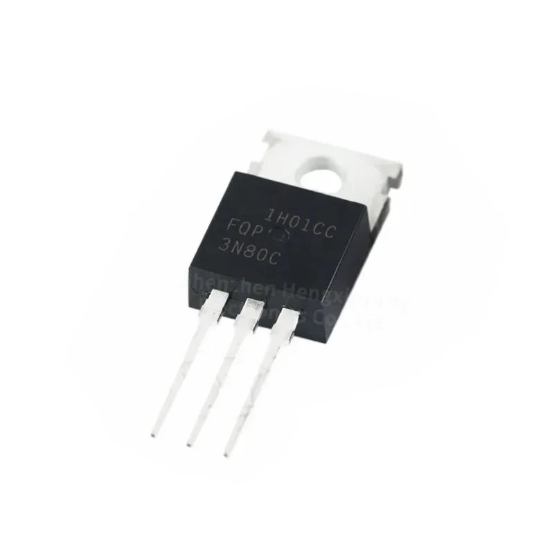 10PCS FQP3N80C 3N80 TO 220 3A 800V MOS field effect tubes