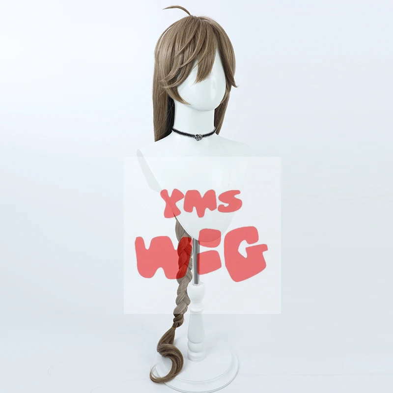 VTuber كانكانا شعر مستعار تأثيري 120 سنتيمتر الضفائر الطويلة Kanae knkn كعكة NIJISANJI مقاومة للحرارة الاصطناعية الشعر طويل 120 سنتيمتر الضفائر نسخة