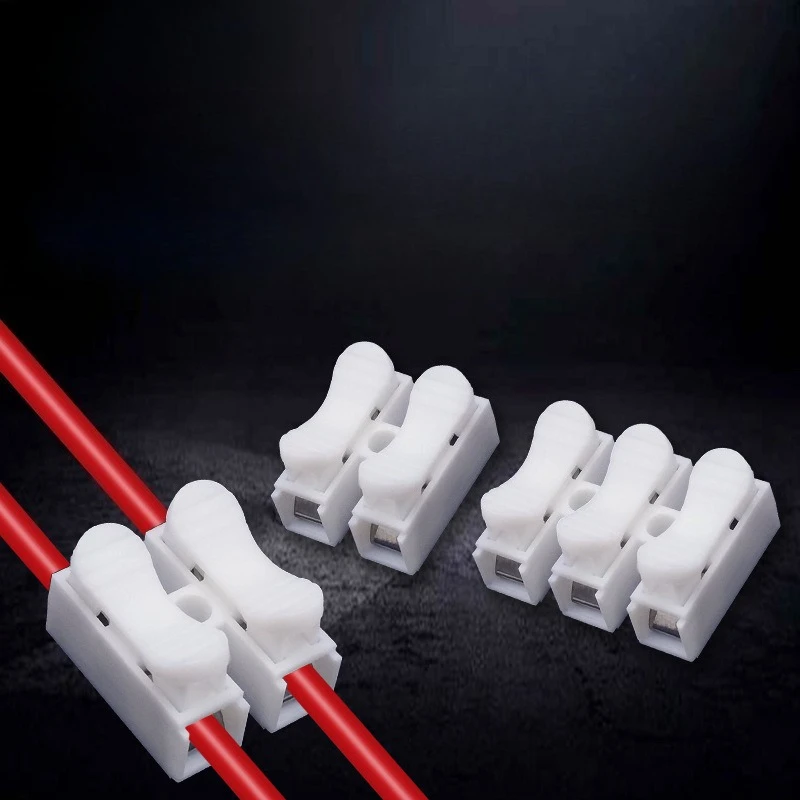 CH-2 Quick Terminal Push Type LED Downlight Lamp Connector CH2 Wire Butt Spotlight Connection Multiple Models Available