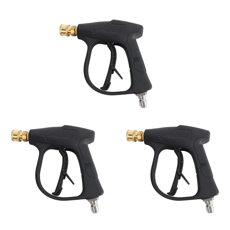 

3X Washer-Gun 3000 Psi Max Foam-Gun 3/8 Inch Connector High Pressure Washer Tool For Pressure Power Washer Foam Cannon