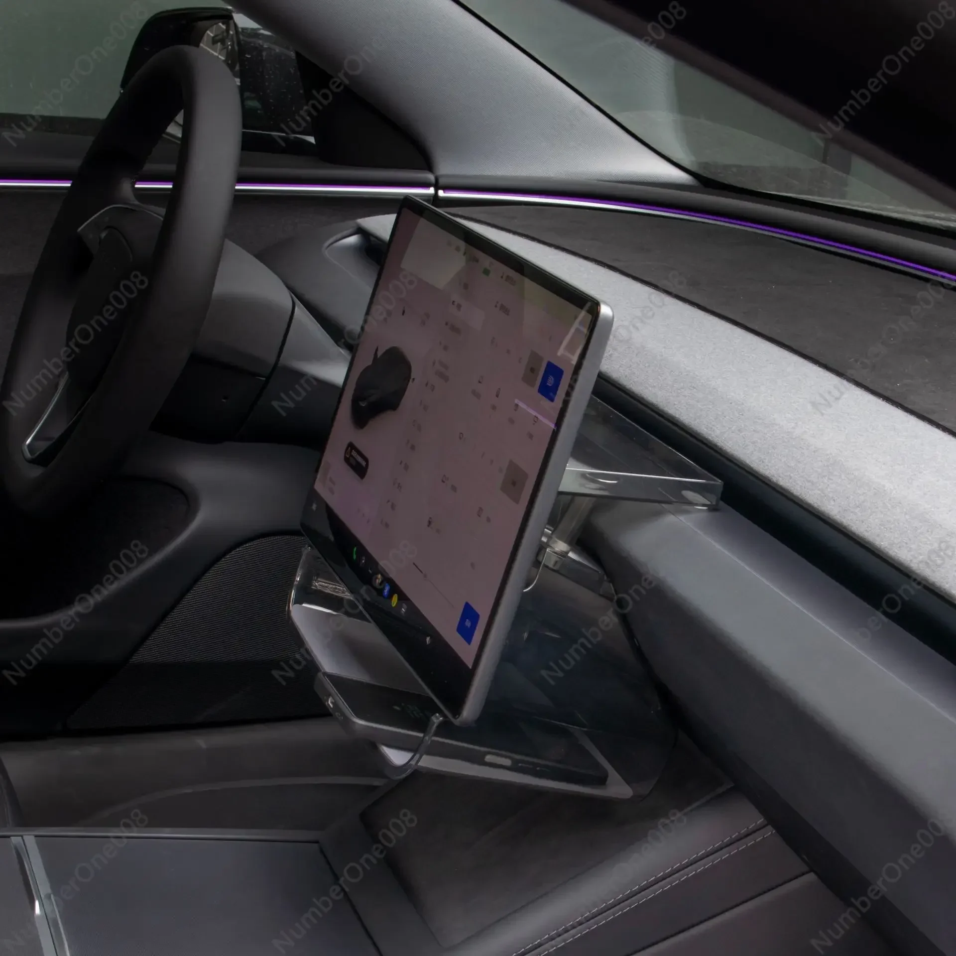 Explosion Is Suitable for Tesla Model Y/model3 Magnetic Fixed Screen Rear Storage Box Patent Factory
