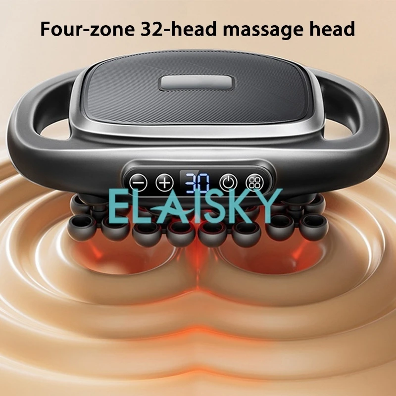 Mulit Head Fascia Gun Full Body Deep Massage Massager Home High Frequency Muscle Relaxation and Relieve Massage Gun Fascia Gun