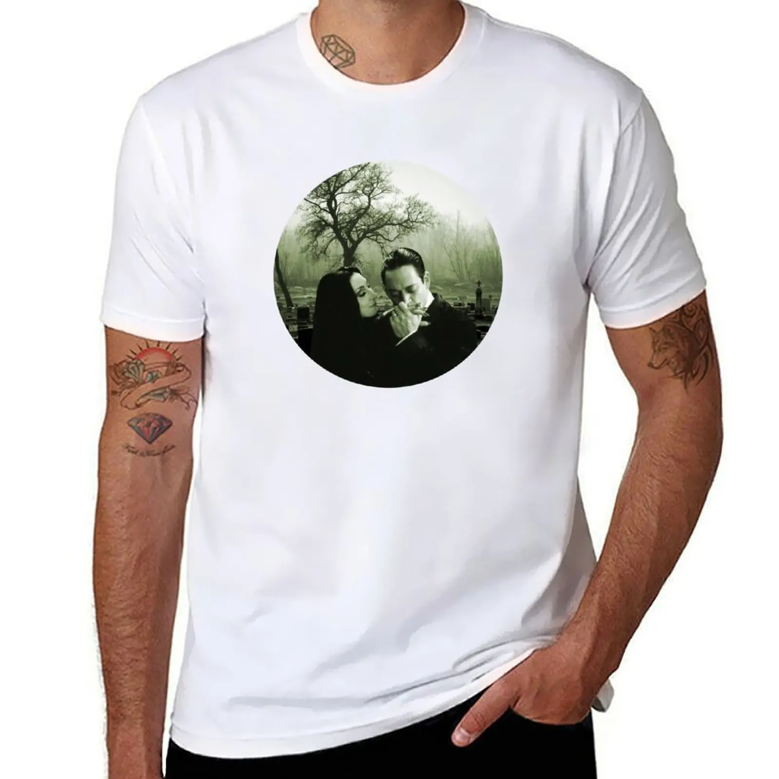 

t 2 Morticia Goals t prints funny T-Shirt pt shirt t with and shirts cotton for man Relationship man Gomez graphic shirts