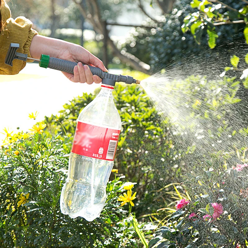 Adjustable High Pressure Air Pump Hand Sprayer Drink Bottle Spray Head Garden Watering Tools Sprayer Agricultural Tools