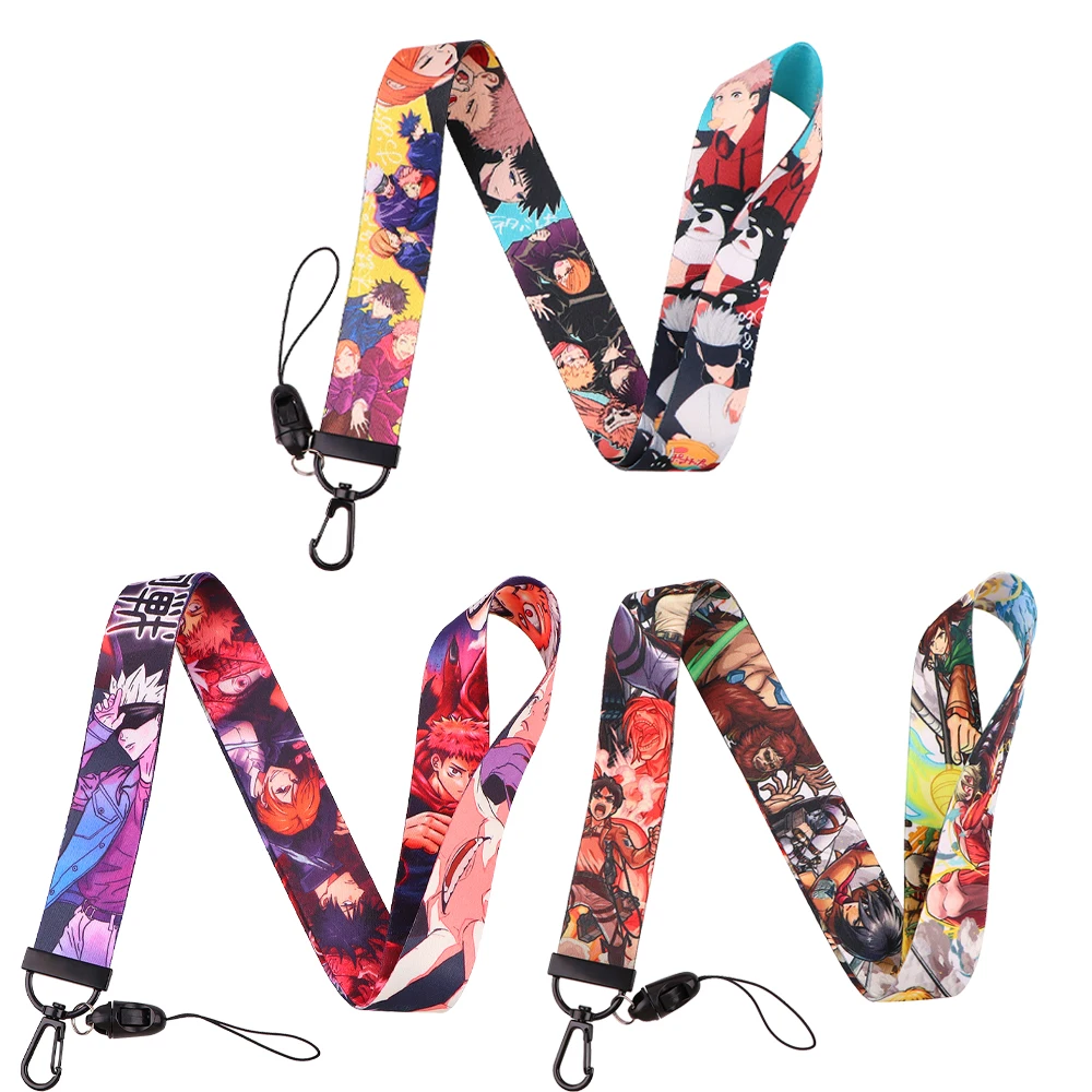 Giant War Neck Strap Lanyards Keychain Badge Holder Credit Card Pass Hang Rope Lariat Lanyard for Keys Anime Accessories Gifts