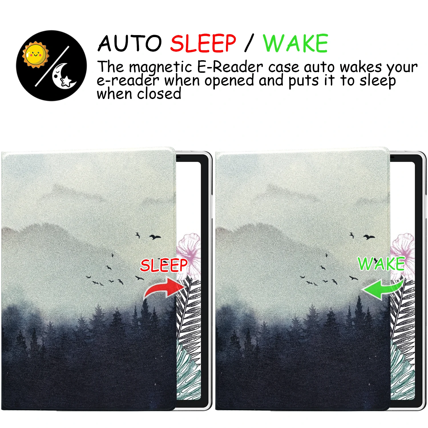 Magnetic Stand Folio Case for 10.95'' XPPen Magic Note Pad (2025) Tablet Ultra-Thin Cover - Pen Buckle & Auto Sleep/Wake view 4