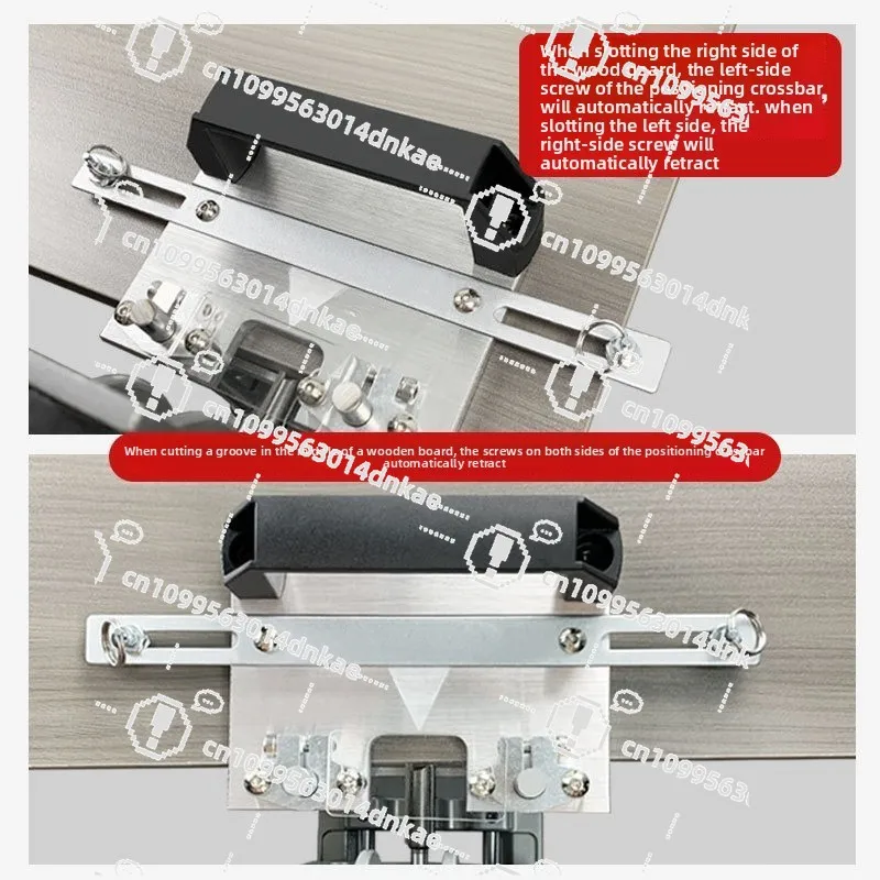 Woodworking Invisible Parts 2-in-1 Slotter Mold Small Portable Slotting Machine Milling Cutter Positioning Rack Clothing Cabinet