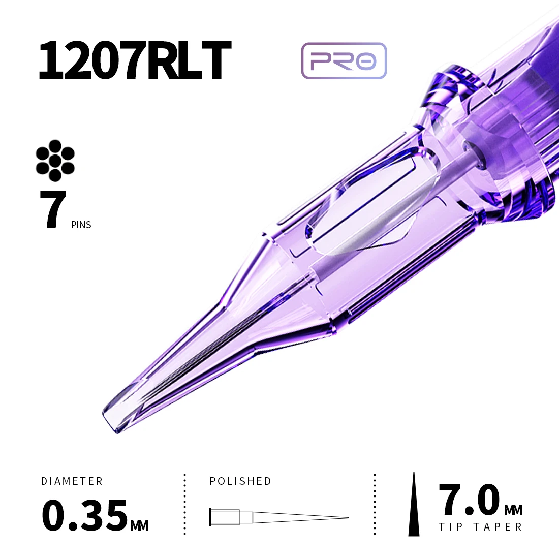 Mast Pro Tattoo Cartridge Needles PMU 1RL 3RL Precision for Tattoo Permanent Makeup Micropigmentation Eyelinver Lips Eyebrows image 3