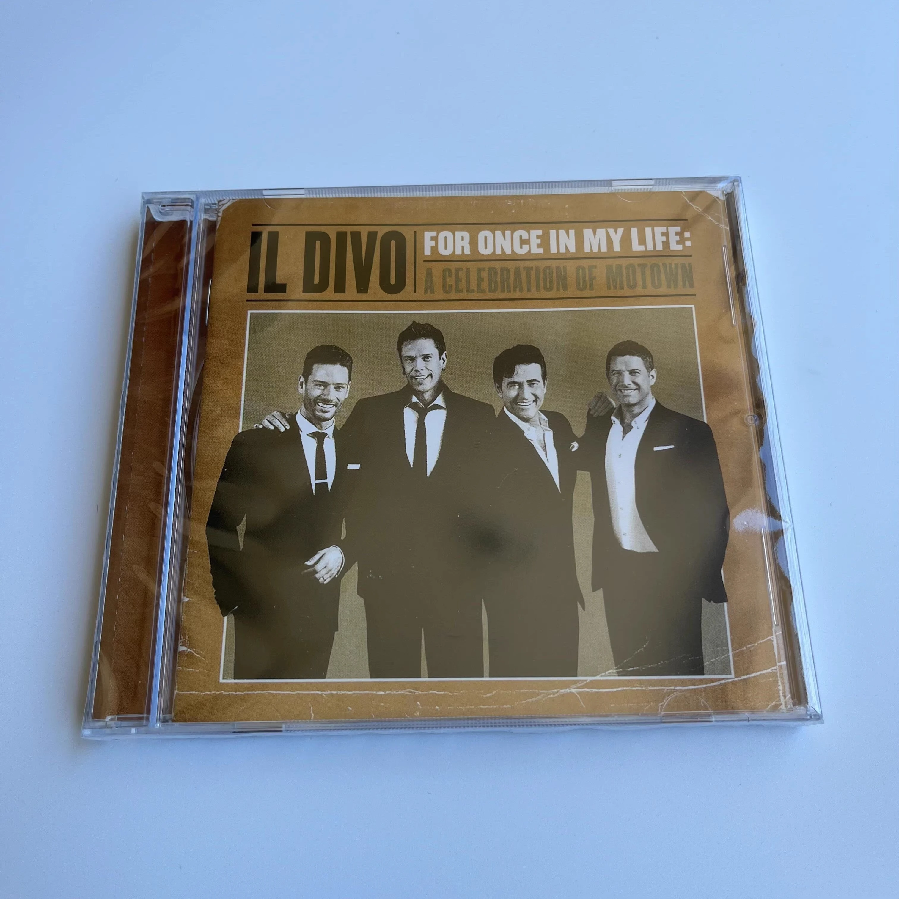 Operatic pop Il Divo Urs Buhler Music CD For Once In My Life A Celebration Of Motown Album Music Record Cosplay Soundtracks Box