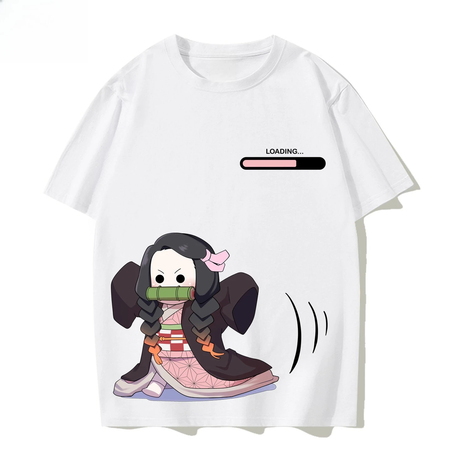 2026 New Demon Slayer Tanjiro Kamado Print T-shirt Short Sleeve T-shirt Men's and Women's T-shirt Sports Fitness Men's T-shirt