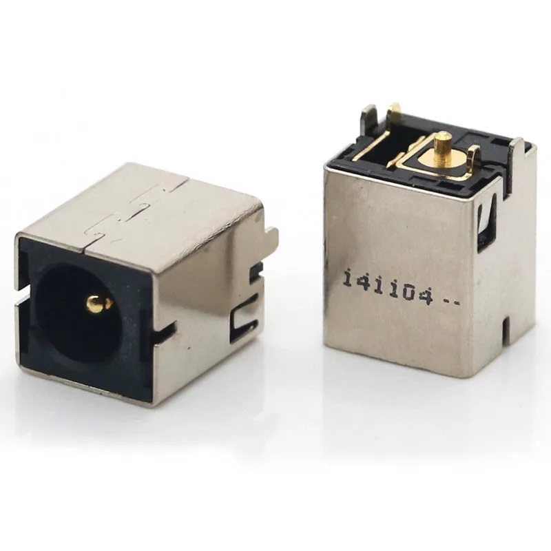 PJ-431 male and female head female socket vertical computer and notebook charger with case DC power socket DC-2.1 pins