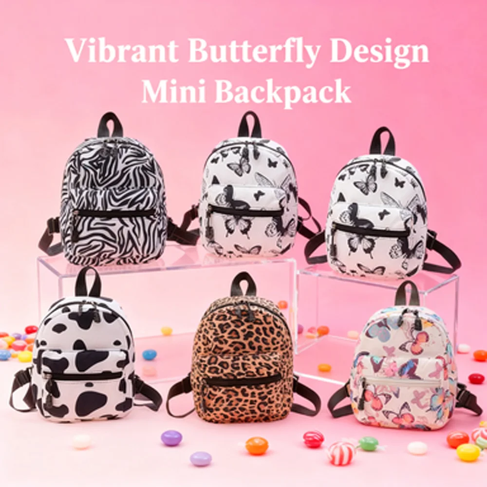 

Stylish Women Backpack Preppy Style Animal Pattern Printing Nylon Handbags Leisure Student School Large Knapsacks Backpacks