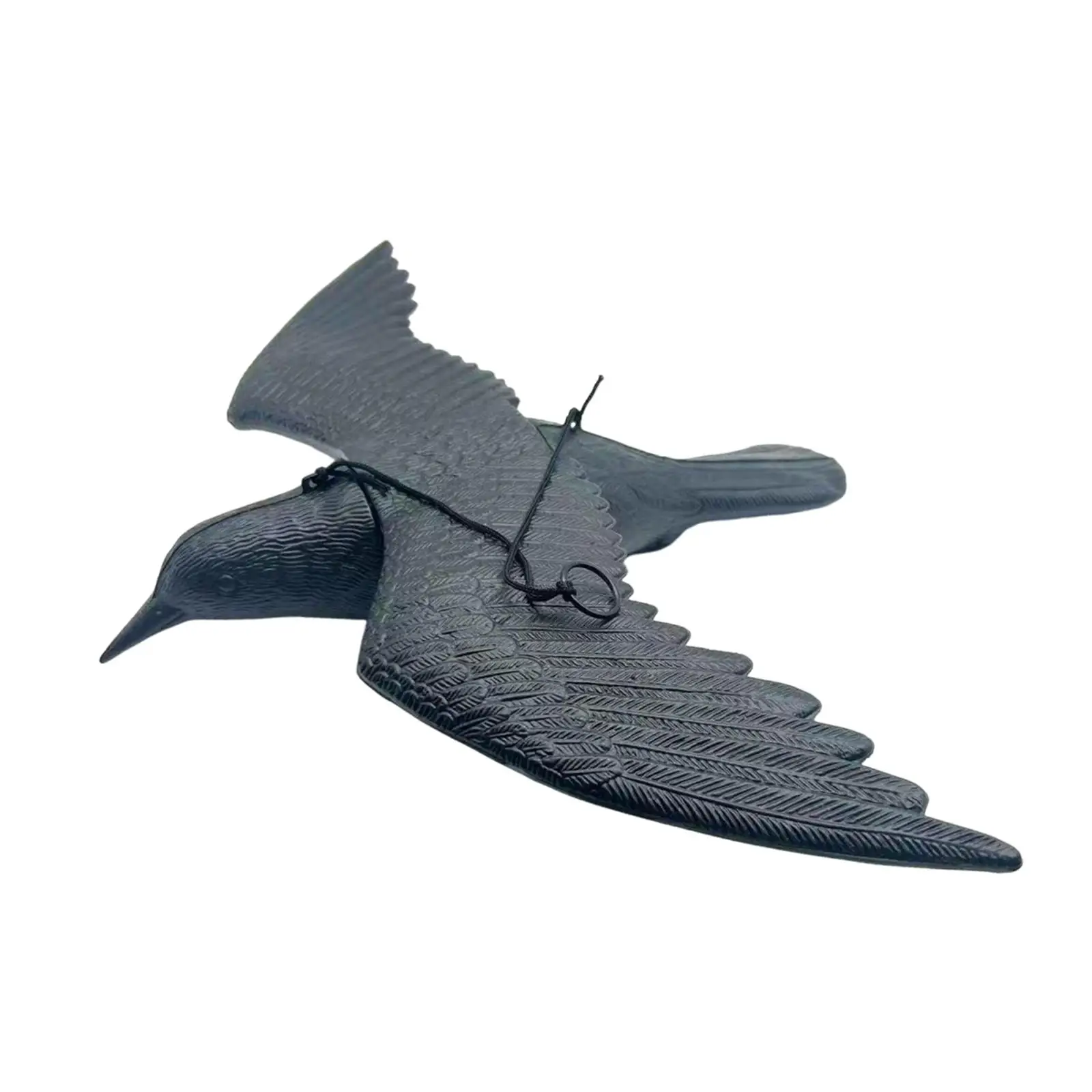 Realistic Crow Decoys, Artificial Hunting Decoys, Flying Crow Ornament, Halloween Decor for Carnival Supplies Halloween