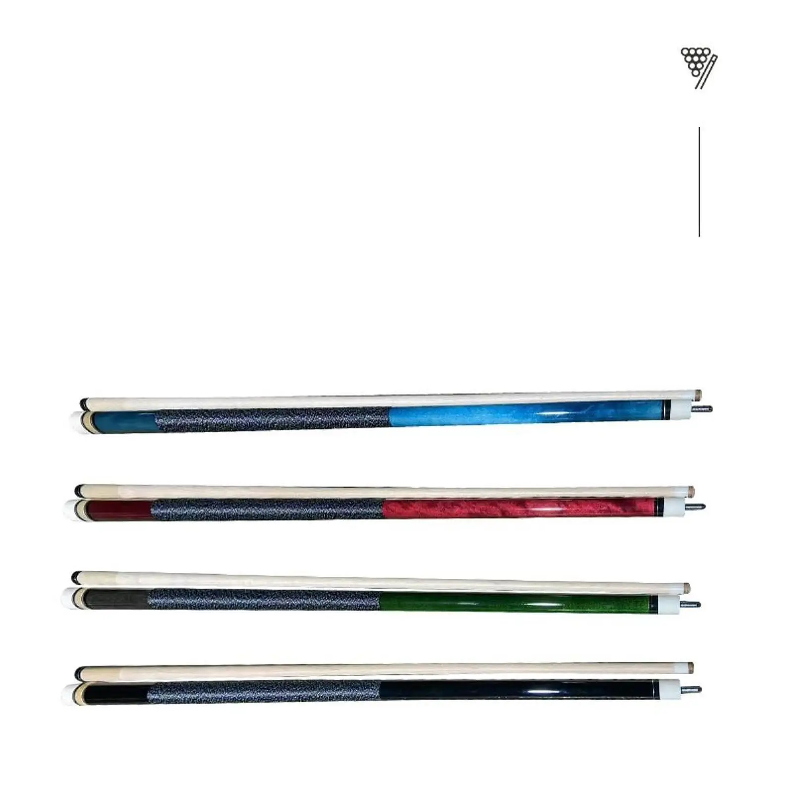 Billiard Pool Cue Stick Wood Material 57inch Two Section Professional Cue for Adults Practice Equipment