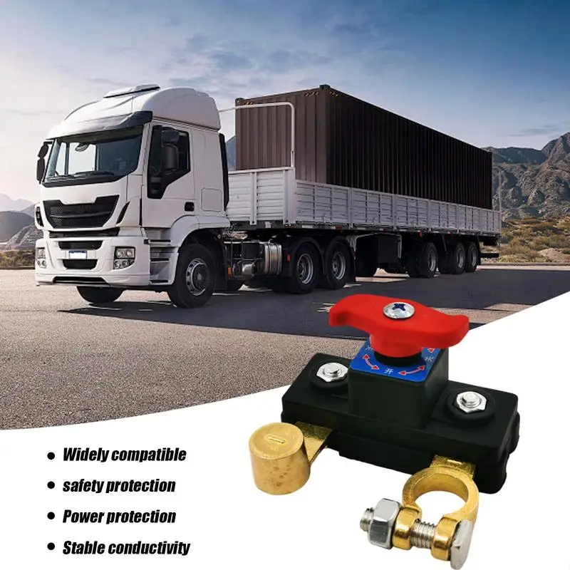 

Car Battery Disconnect Control 12V 24V Automotive Battery Disconnect Control Anti-Leakage Safety Equipment For Parking Traveling