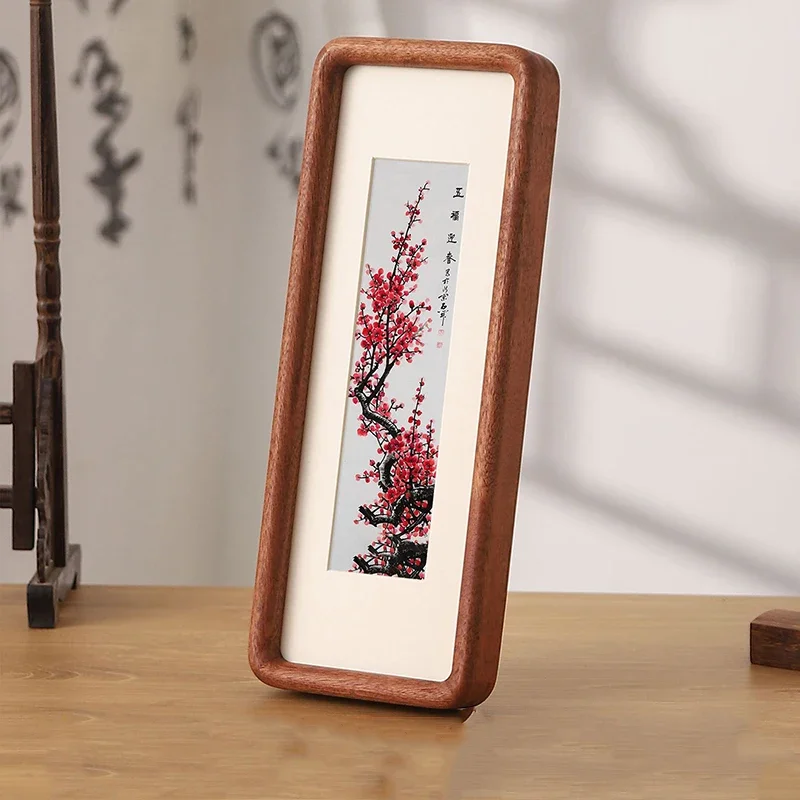 Beech Wood Long Rectangular Solid Wood Photo Frame Elegant Display Frame for Photos  High-Quality Picture Frame Home Decor