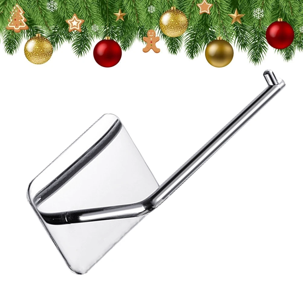 

Stainless Steel Towel Holder Durable Tissue Rack Bathroom Storage ganizer Wall Storage Rack Mounted Regular Size