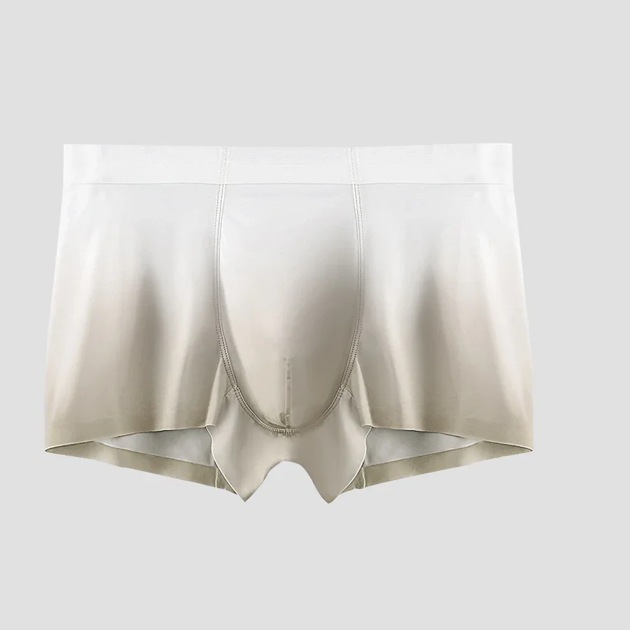 

3 шт. Мужское антибактериальное нижнее белье из ледяного шелка, мужские летние тонкие шорты-боксеры, сексуальные мужские спортивные и дышащие четырехугольные брюки