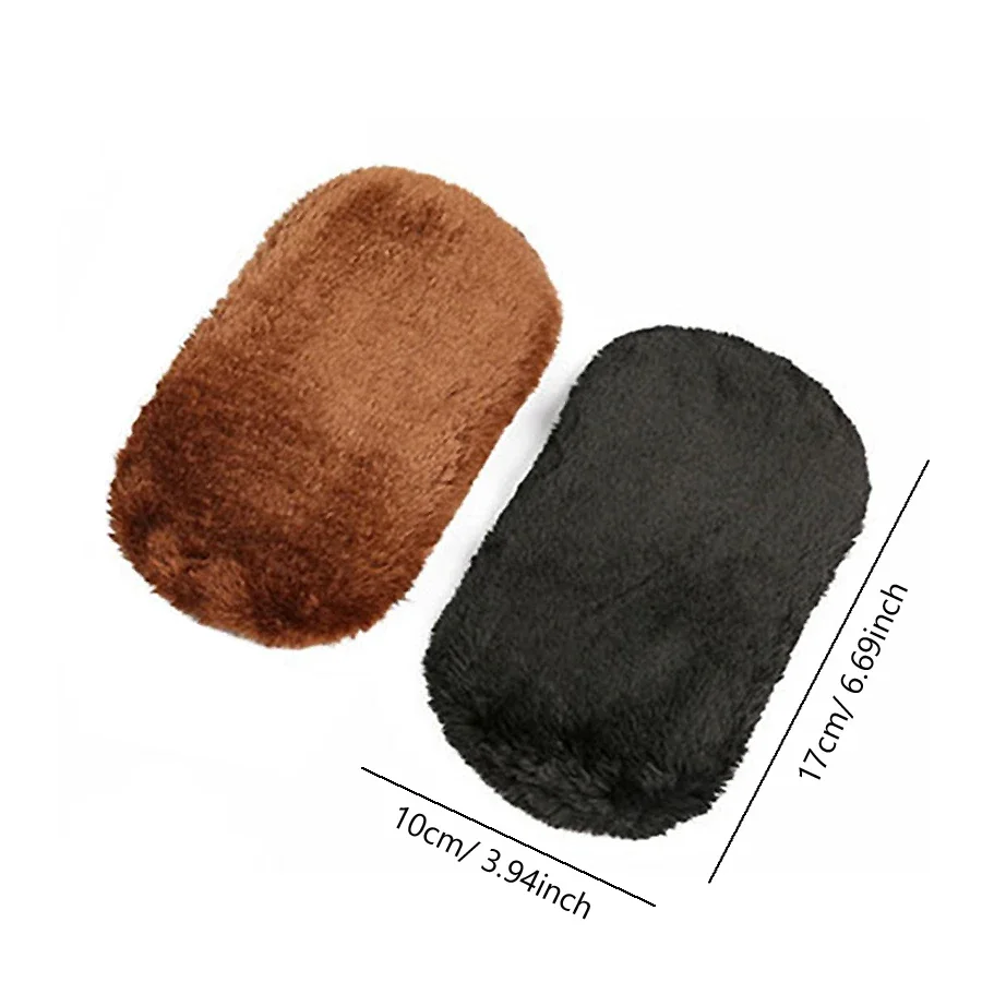 Shoes Polishing Glove Multifunctional Leather Shoe Polishing Cleaning Cloth Portable Soft Plush Shoes Shine Cloth Handheld