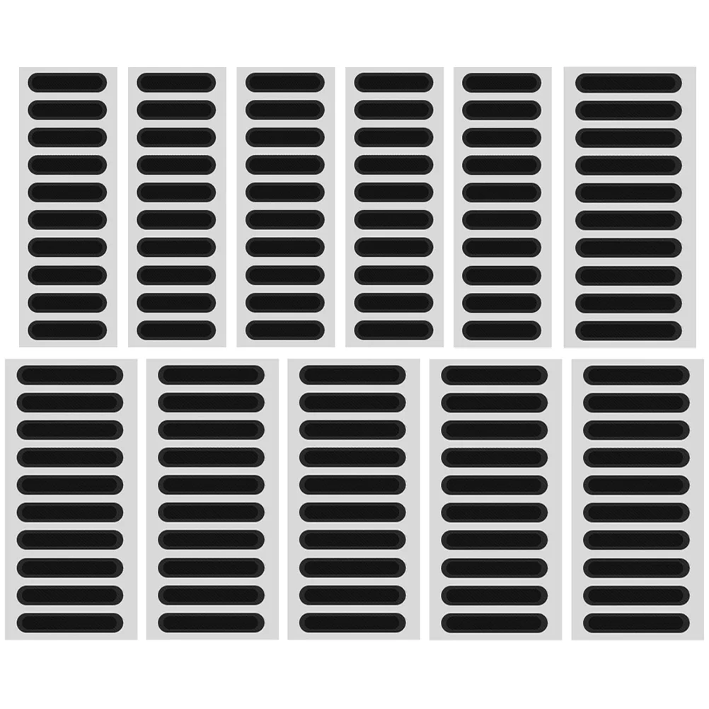 60 Pcs Phone Speaker Dustproof Net Speakers Universal Adhesive Stickers Black Dacron