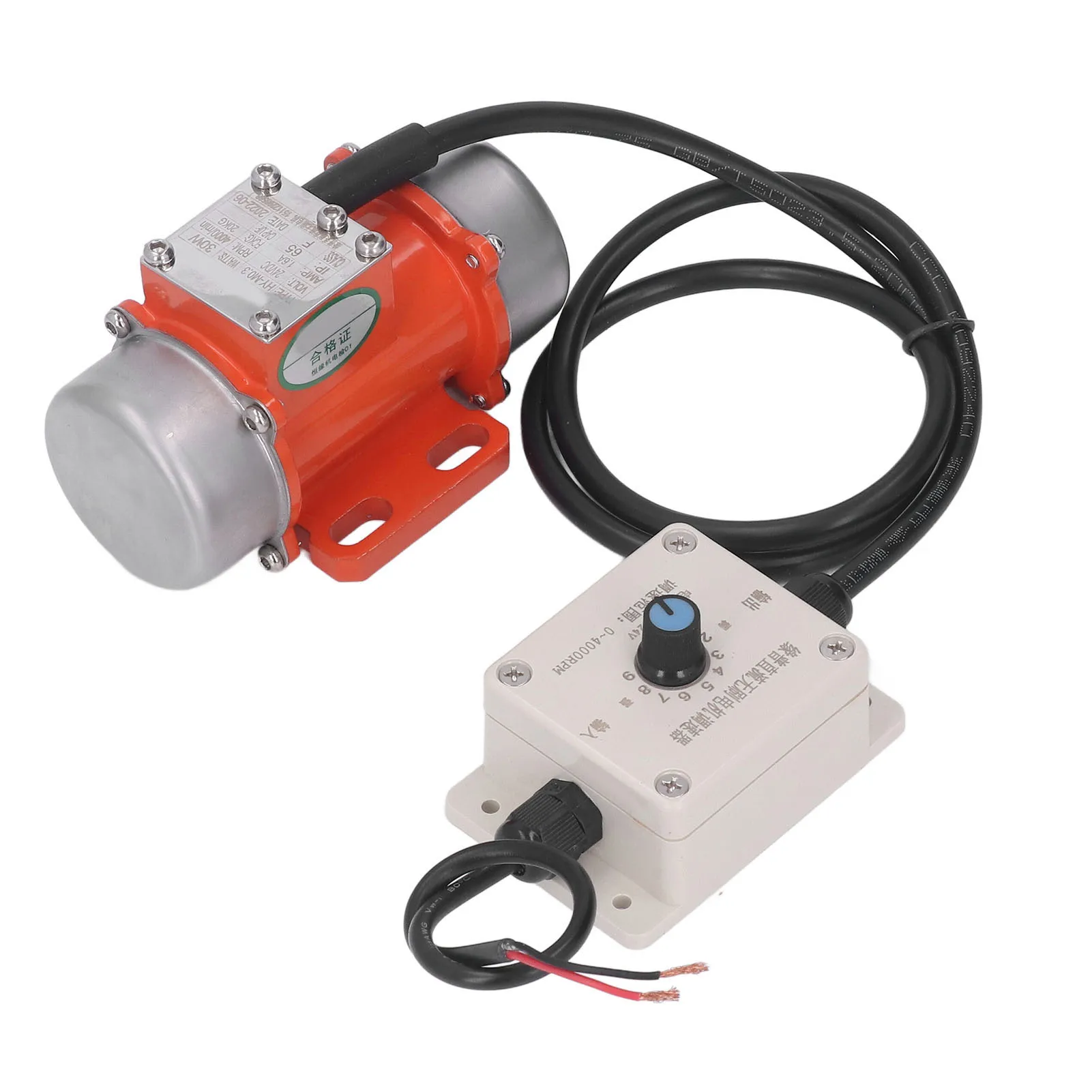 30W 4000RPM Electric Vibrating Motor Adjustable Exciting Force Brushless DC Vibration Motor with Speed Controller