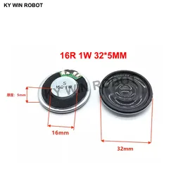 1 adet/grup yeni Ultra ince hoparlör 16 ohm 1 watt 1 W 16R hoparlör çapı 32MM 3.2CM kalınlığı 5MM