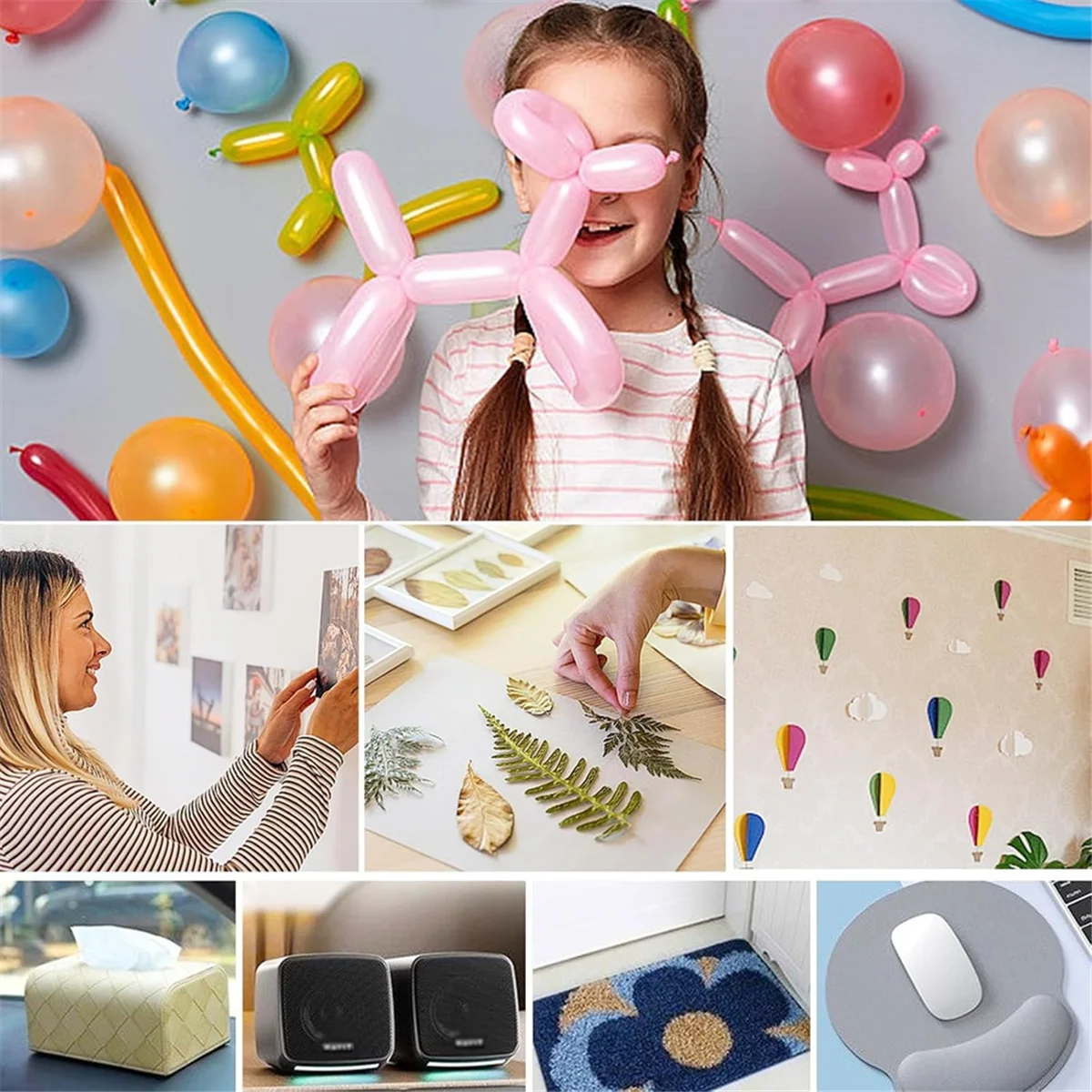 

B13C 600 шт. музейная шпатлевка, прозрачная съемная шпатлевка для гелевого клея, модернизированная, 0,3X 0,5 липкие точки, прозрачная двусторонняя съемная