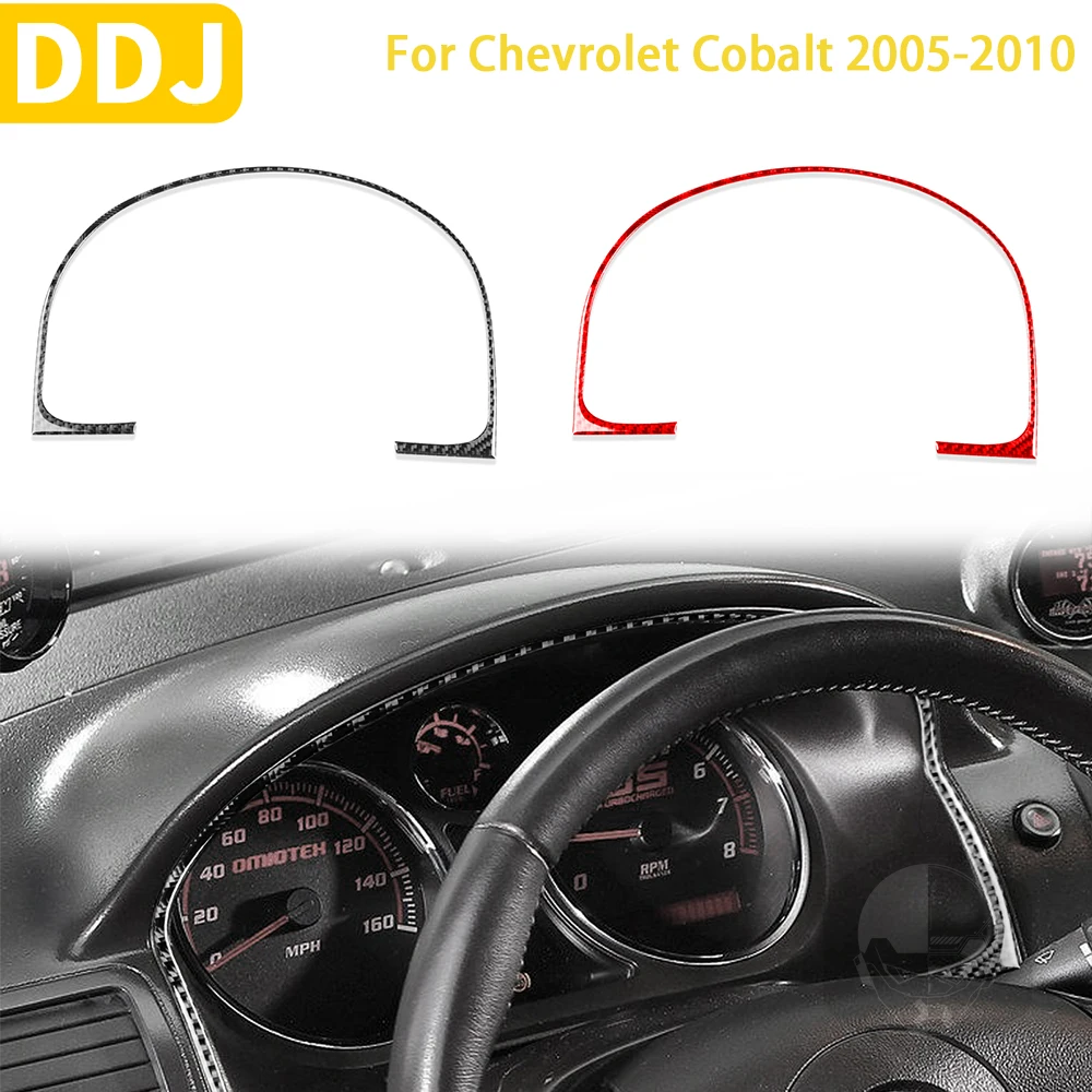 

For Chevrolet Cobalt 2005-2010 Accessories Carbon Fiber Car Interior Speedometer Surround Frame Trim Sticker Decoration
