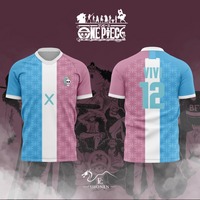 VIVI One Piece Adult Children Summer Casual Fashion Anime 3D Printed Short Sleeved T-shirt Gym Quick Drying Breathable Top
