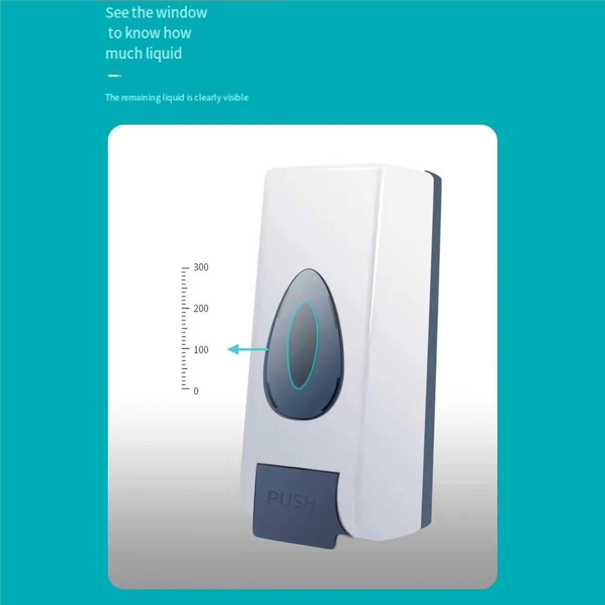 صابون يدوي وموزع يدوي ، استخدام تجاري أو سكني ، فورلوشن جيد ، جل ، مركب على الحائط