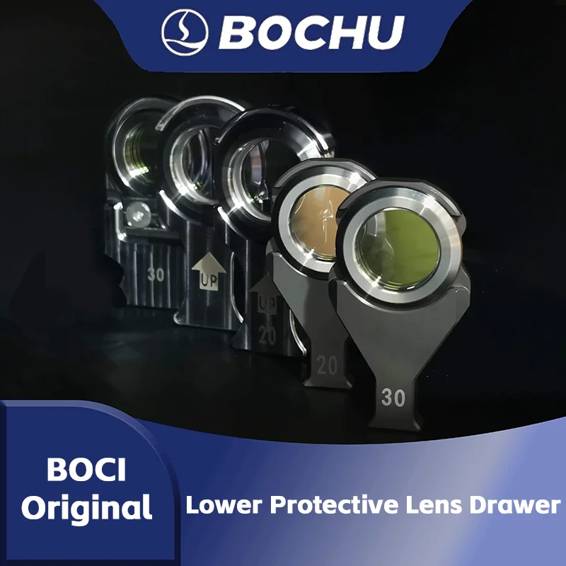 BOCI BLT Series Original Laser Cutting Head Lower Protective Lens Drawer 25.4*4 D34T5 Lens bracket BLT421 BLT661 Mirror Holder