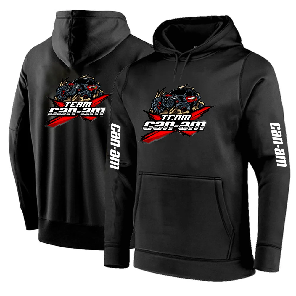 2022 Can Am Spyder Motorcycles Men's New Long Sleeves Printing Hoodies Jacket Casual Comfortable Fleece Zipper Sweatshirts Coats