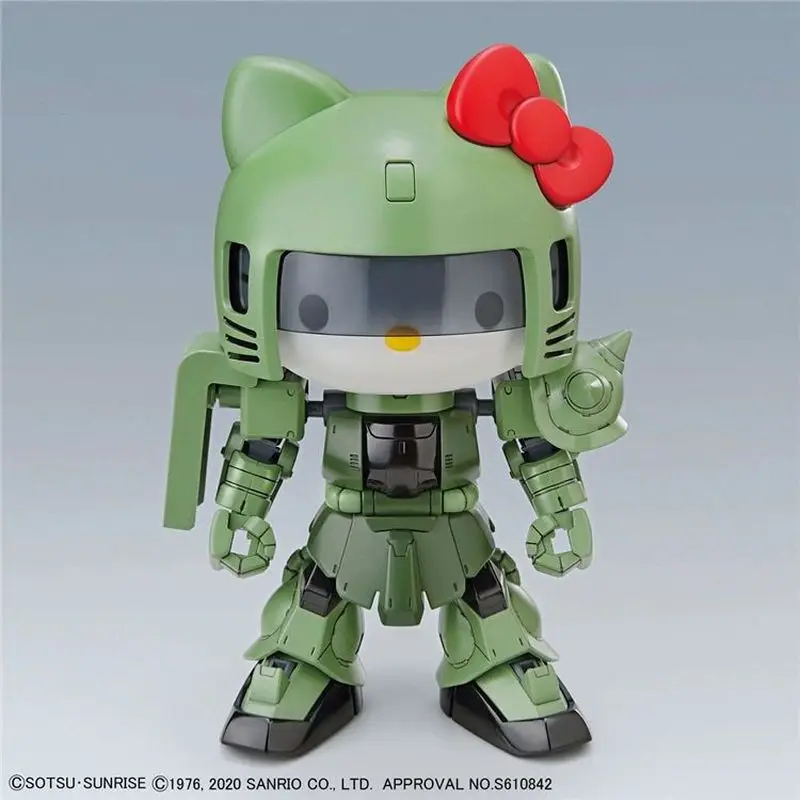 Mengshan MS SD Model Kit KT Zaku 2 Kitty Cat Collection Assembly Action Figures Robot Figurine Plastic Model Hobby Toy Kids Gift