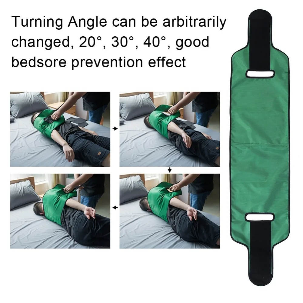 Elderly bed care equipment patient turn over auxiliary belt lift bedsore turn over shift belt movement position pad