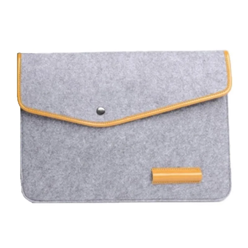 ซองจดหมายกระเป๋าแล็ปท็อปสําหรับ MacBook Anti Scratch พกพา 11/13/15 นิ้วกระเป๋าถือปุ่มกระเป๋าโทรศัพท์หลายกระเป๋า