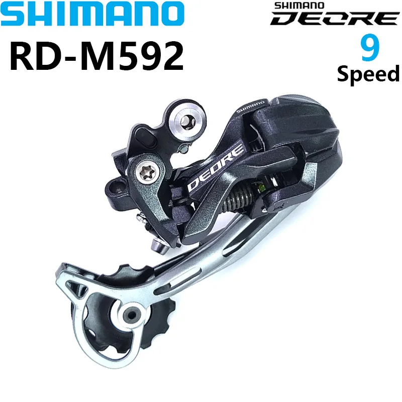 SHIMANO Deore RD-M592 Rear Derailleur Dial 9 Speed Rear Derailleur Mountain Bike Accessories