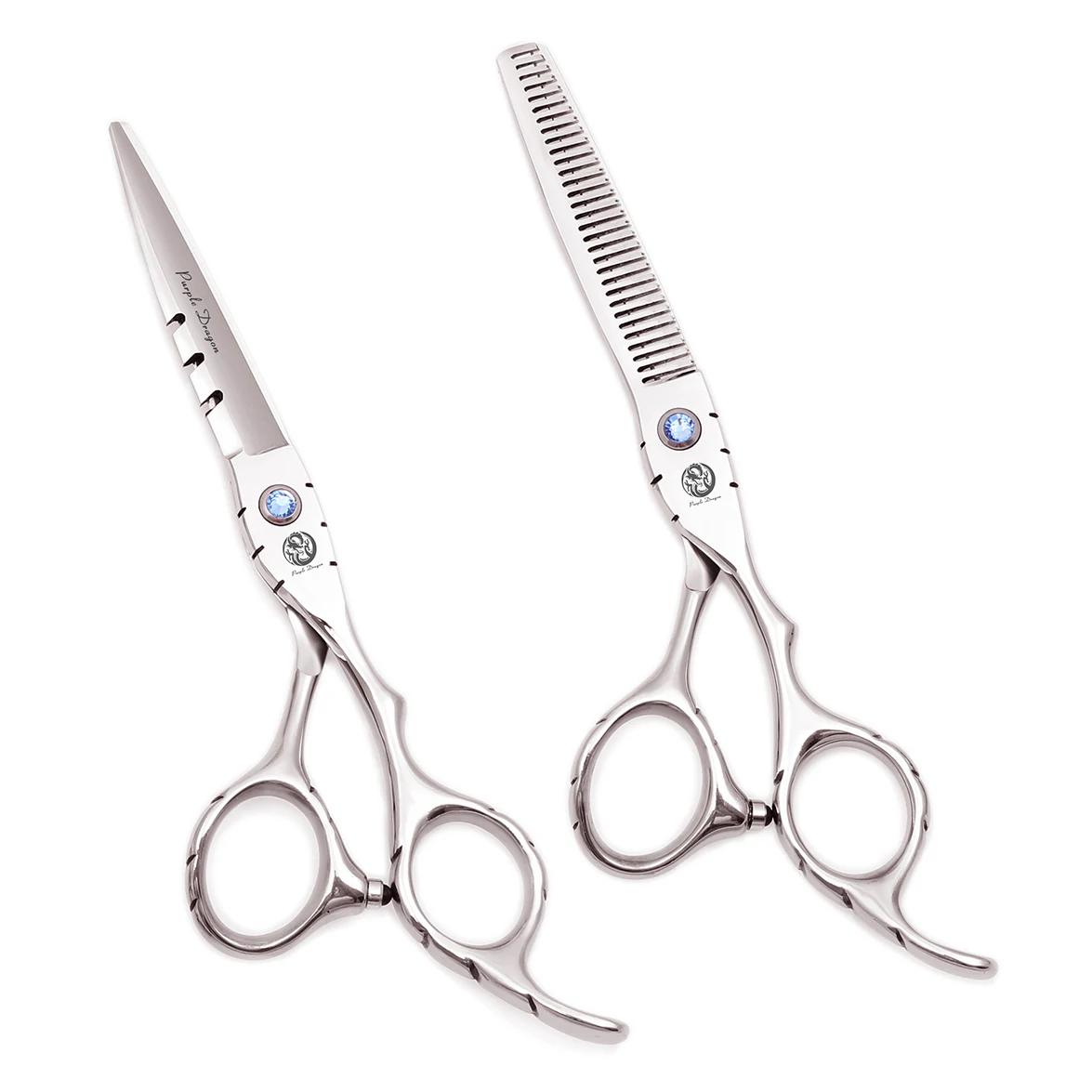 

Professional Hair Scissors 5.5" 6" Purple Dragon Stainless Scissors for Hairdresser Salon Thinning Shears Hair Scissors Z1010